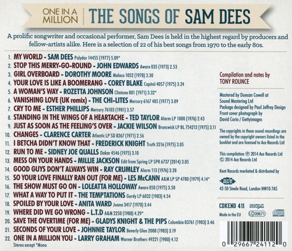 One In A Million-The Songs Of Sam Dees 1