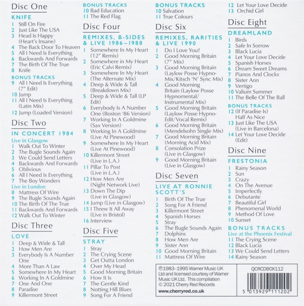 Backwards And Forwards-WEA Recordings 1984-1995 1