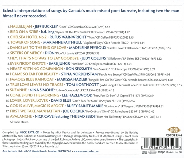 Halleluja-The Songs Of Leonard Cohen 1