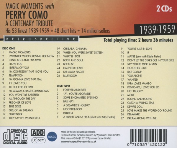 Magic Moments With Perry Como 1