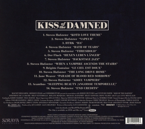 Kiss Of The Damned (Soundtrack) 1