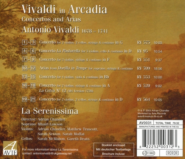 Vivaldi In Arcadia 1