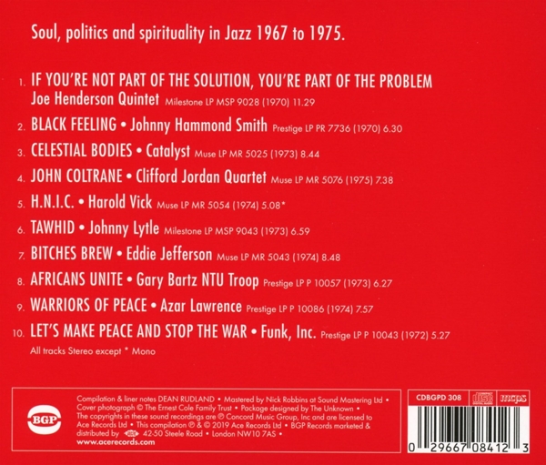Soul, Politics And Spiritality In Jazz 1967-1975 1