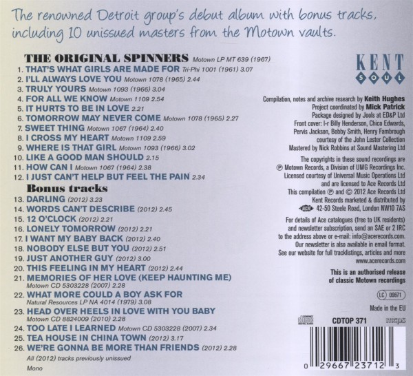 Truly Yours-Their First Motown Album With Bonus 1