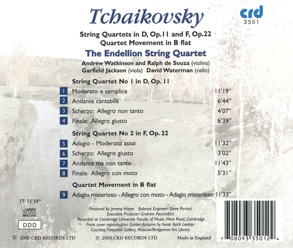 Streichquartette op.11 & 22 1