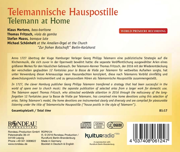 Telemannische Hauspostille 1