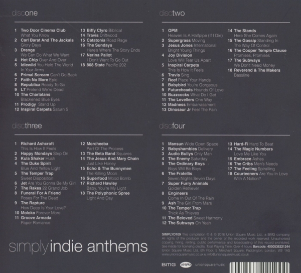 Simply Indie Anthems 1