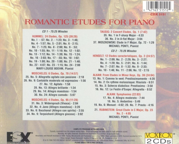Romantische Etüden für Klavier 1