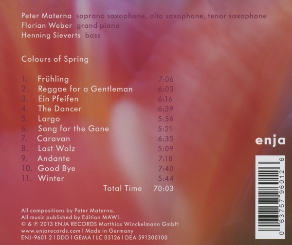 Colours Of Spring (Feat. Florian Weber) 1