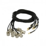 Alldaq - zbh. ADQ-CR-MMCXM-BNCM-1m / Koaxialkabel von MMCX-Stecker auf BNC-Stecker