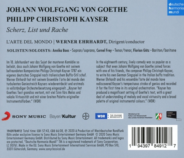 Goethe & Kayser: Scherz, List und Rache 1