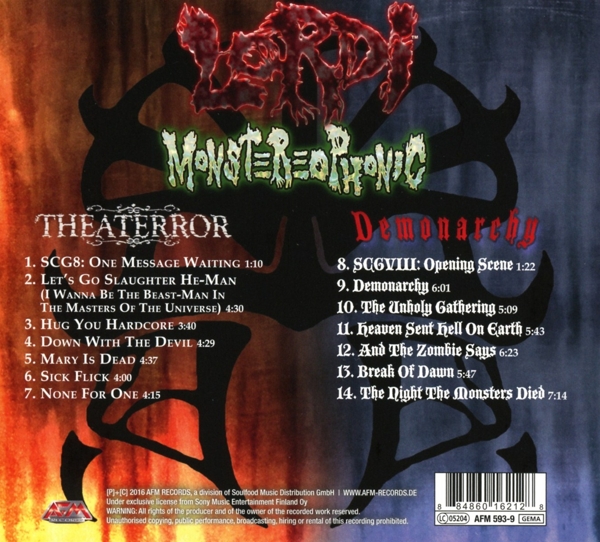 Monstereophonic - Theaterror VS. Demonarchy (Digip 1