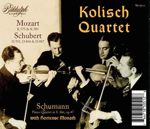 Kolisch Quartett spielt Mozart, Schubert & Schuman 1