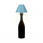 Synergy 21 Led - Tischleuchte Akku fr Flaschen, outdoor IP54, Touch Switch dimmbar, blau