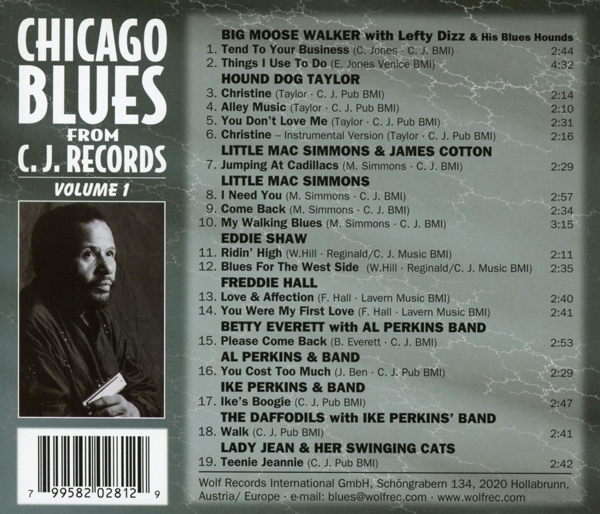 Chicago Blues from the Vaults of C.J.Records-Vol 1