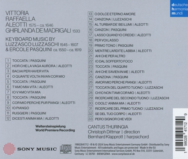 Vittoria Aleotti - Ghirlanda de Madrigali 1