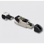 Rutenbeck - US-Cat.6A iso B - Netzwerkanschluss - RJ-45 (M) - CAT 6a - IEEE 802.3bt/IEEE 802.3an - halogenfrei - Schwarz, RAL 9005 (13900320
