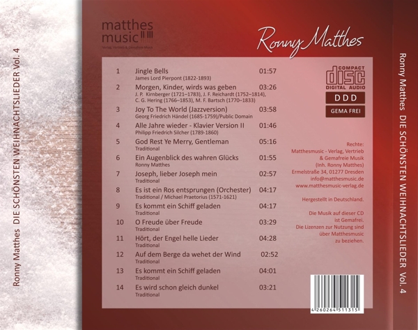 Die schönsten Weihnachtslieder (Vol. 4) - Gemafrei 1