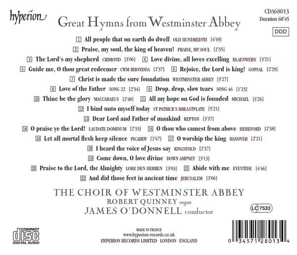 Rejoice, the Lord is king !-Berühmte Hymnen 1