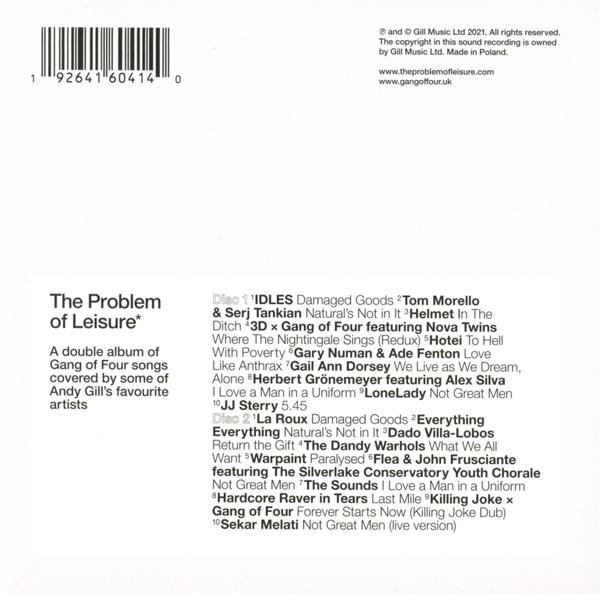 The Problem Of Leisure (2CD Digipak) 1