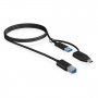  "Icy Box-USB Adapter IcyBox USB 3.2 (Gen 1) Type B zu Type A & Type C-Icy Box-Adapter/Cable"