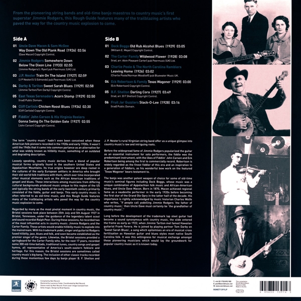 Rough Guide: Roots Of Country Music 1