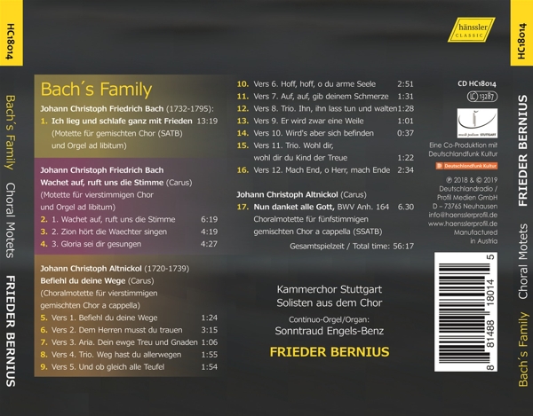 Bach`s Family-Choral Motets 1