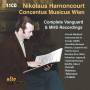 Nikolaus Harnoncourt / Concentus Musicus Wien - Nikolaus Harnoncourt-Die Vanguard-& MHS-Aufnahmen
