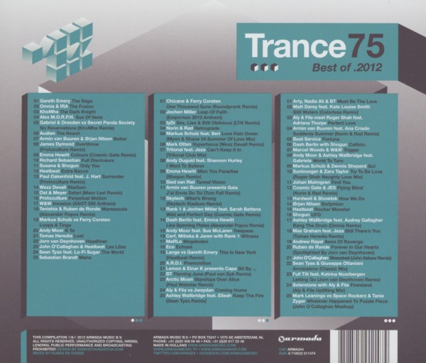 Trance 75-Best Of 2012 1