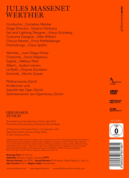 Flórez/ Stéphany/ Meister/ Philharmonia Zürich/ + 1