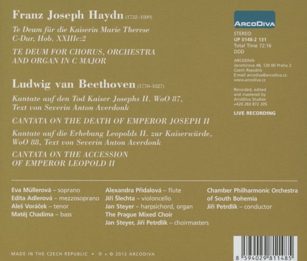 Cantatas ad honorem Austriae domus 1