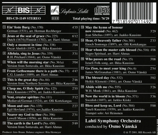 Finnish Hymns 1