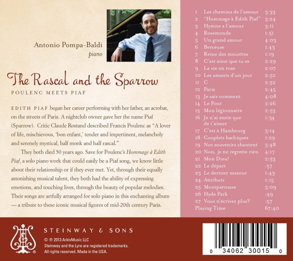 The Rascal and the Sparrow-Poulenc meets Piaf 1