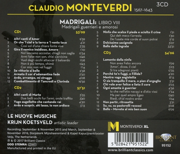 Madrigali-Libro VIII 1