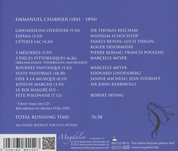 Orchesterwerke und Kammermusik 1