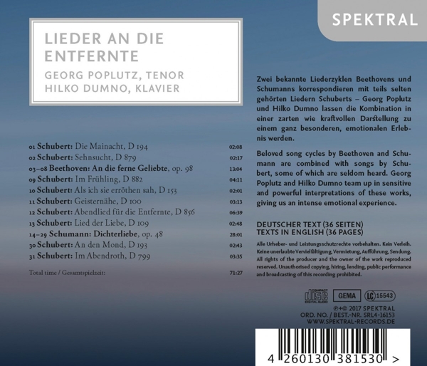 Lieder an die Entfernte 1