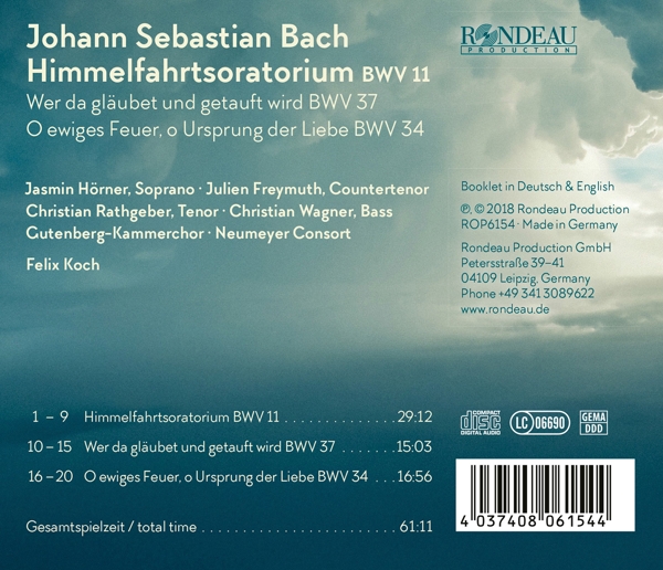 Himmelfahrtsoratorium BWV 11 1