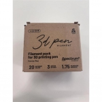 Spectrum - 3D Filament fr 3D Stifte 20 Farben  3m