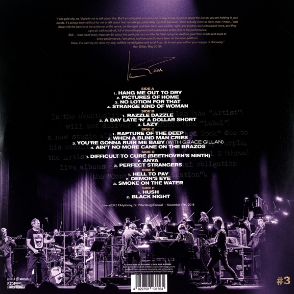 Contractual Obligation #3:Live In St.Petersburg 1