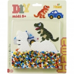 Malte Haaning Plastic A / S - HamaSortiment Dino und Auto.