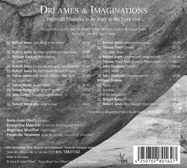 Dreames & Imaginations - Poeticall Musicke 1