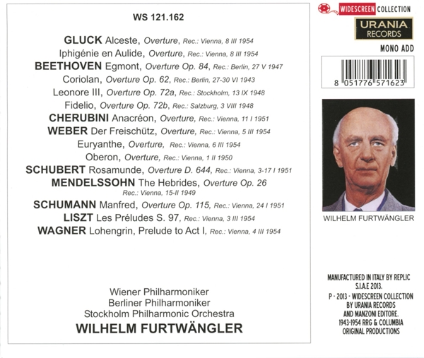 Furtwängler dirigiert Ouvertüren 1