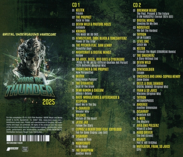 Gods Of Thunder 2025 - Brutal Underground Hardcore 1
