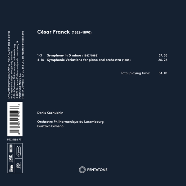 Kozhukhin/ Gimeno/ Orch. Philharmonique Du Luxembu 1