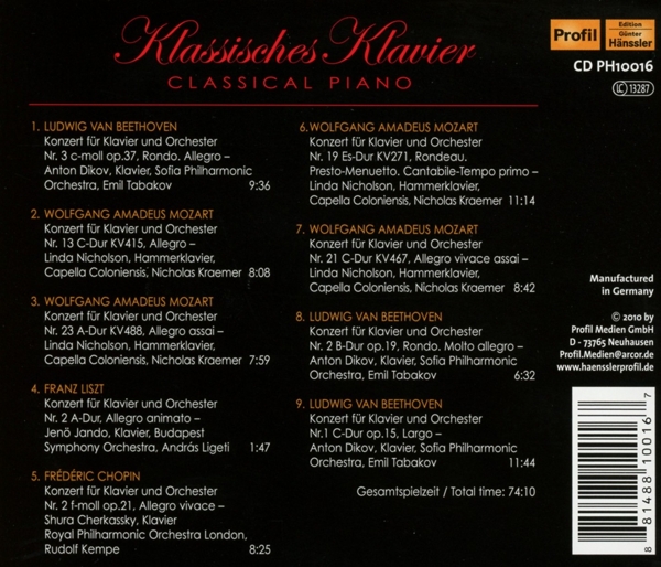 Klassisches Klavier 1