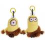 Minions - Minions - Portachiavi Peluche Cavernicolo 12 Cm - Assortimento 2 Pz