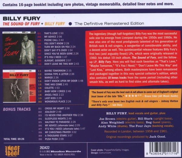 The Sound Of Fury & Billy Fury 1