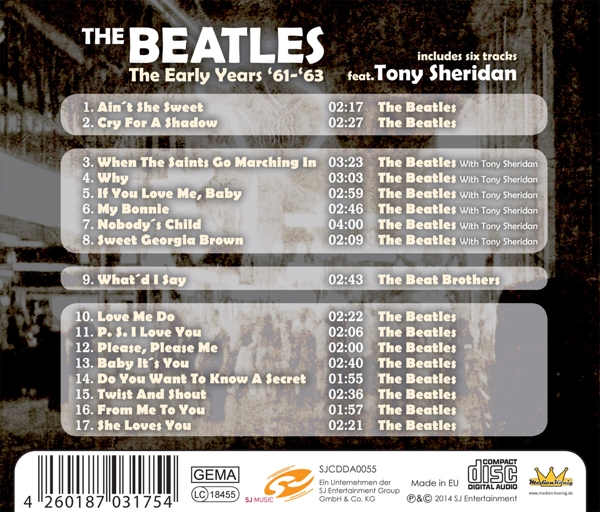 The Early Years \'61 - \'63 1