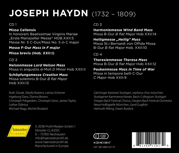 Haydn: Messen/ Masses 1