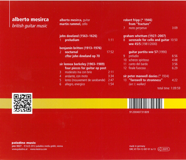British Guitar Music 1